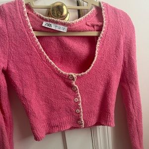 Pink Zara sweater